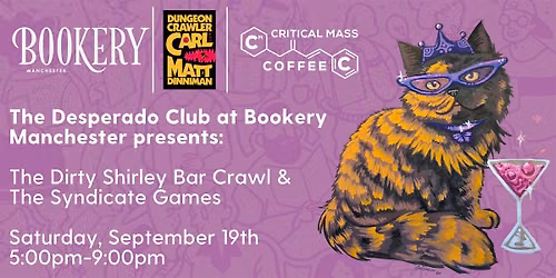 The Dirty Shirley Bar Crawl & The Syndicate Games