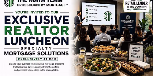 Exclusive Realtor Luncheon Specialty Mortgage Solutions Exclusively at CCM