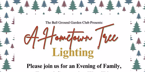 3rd Annual Hometown Tree Lighting at the Garden
