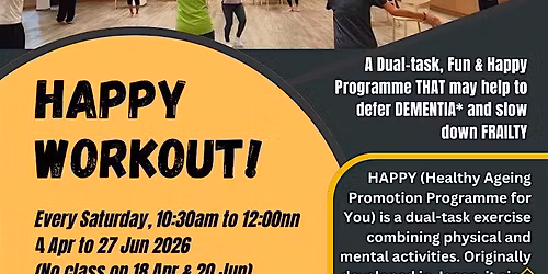 HAPPY Workout @ BF Lavender (Apr - Jun 2026)