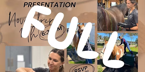 Equine Acupuncture and Chiropractic Care Client Education Event