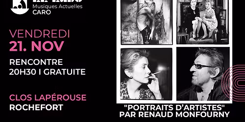 Rencontre "Portraits d'artistes" par Renaud Montfourny