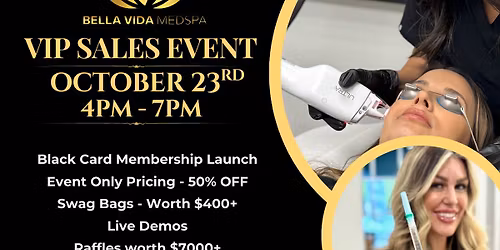 VIP Anti-Aging Sales Event
