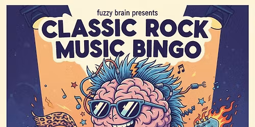 Classic Rock Music Bingo
