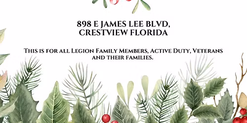 American Legion Christmas Dinner Meal