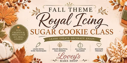 Royal Icing Sugar Cookie Class - Fall Theme