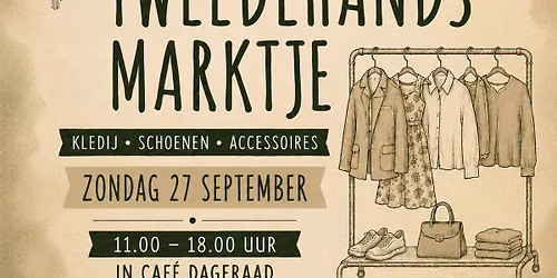 \ud83d\udc55 TWEEDEHANDSMARKTJE \u2013 KLEDIJ