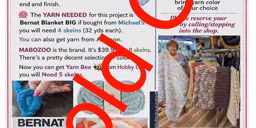 Chunky Finger Knit \ud83e\uddf6 Blanket Class with Carolyn Richardson 