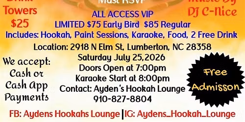 Hiphop & R&B Puff & Paint Karaoke