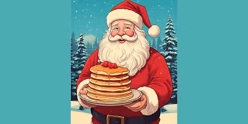 Pancakes with Santa at Hudson Gardens