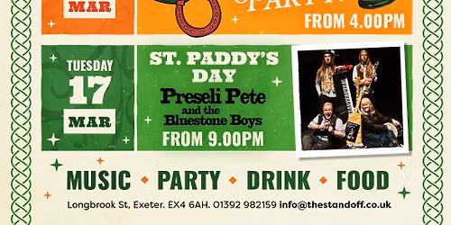 St. Paddy\u2019s Celebrations at The Stand Off