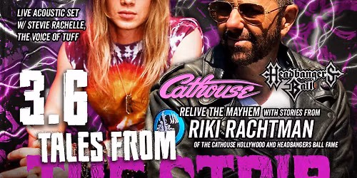 Tales From The Strip: Riki Rachtman & Stevie Rachelle with a Screening of Decline of Western Civilization Part 2: The Metal Years