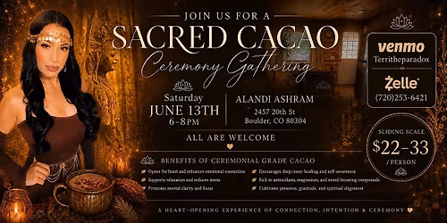 Sacred Cacao Ceremony at Alandi Ashram
