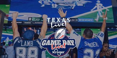 Kroger Game Day Live! Dallas vs Tampa Bay