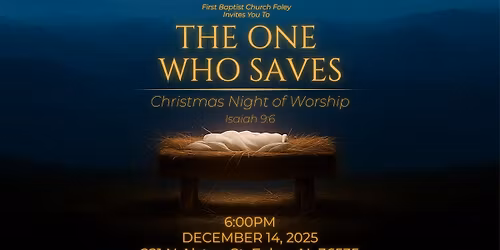 The One Who Saves - Christmas Night of Worship