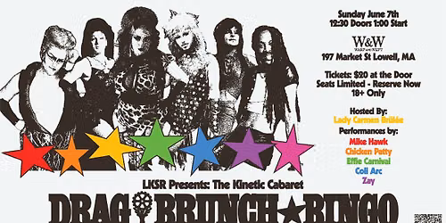 The Kinetic Cabaret - LKSR presents Drag Brunch Bingo @ Warp & Weft