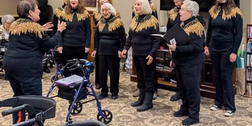Singing the Start Spangled Banner 