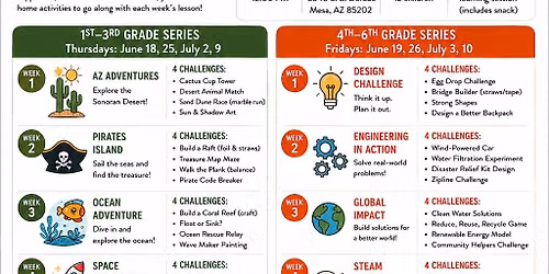 SEL & STEAM Summer Series, Mesa AZ 85202