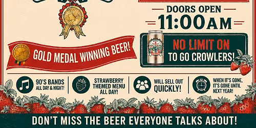 Strawberry Kolsch - Release Party