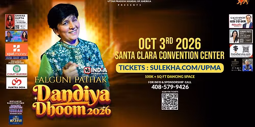 Falguni Pathak Dandiya Dhoom 2026