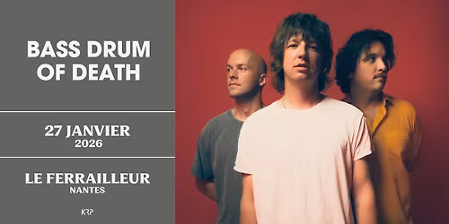 Bass Drum of Death en concert \u00e0 Nantes \u2022 Le Ferrailleur