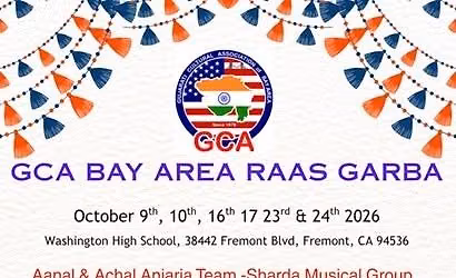 GCA Bay Area Ras Garba \u2013 October 16, 2026