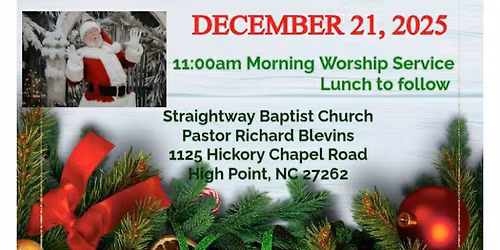 Our Christmas Fellowship Lunch