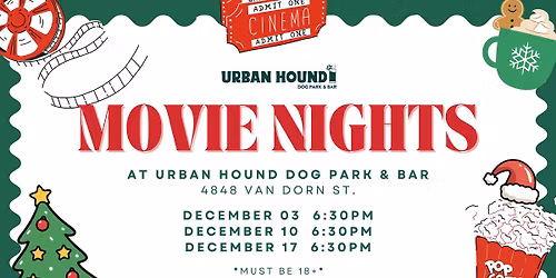 Holiday Movie Night at Urban Hound Dog Park & Bar