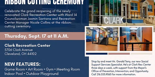 Clark Recreation Center Ribbon Cutting