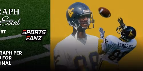 Reggie Rembert WVU Mountaineer Autograph Event