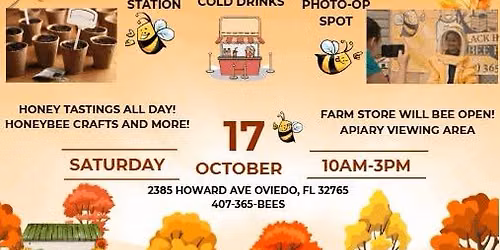 Fall Festival At Black Hammock Bee Farms