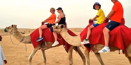 Camel Ride Safari in Red Dunes Dubai Tickets