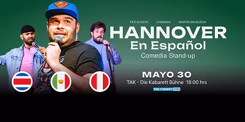 Hannover en Espa\u00f1ol #1 - Show de comedia stand-up | de MEX, CR y PER