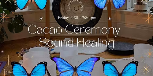Cacao Ceremony Sound Healing with Fire Place