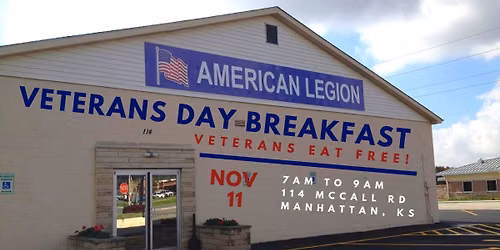 Veterans Day Breakfast at the American Legion Post #17