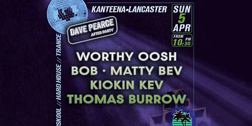 Dave Pearce After Party