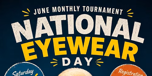 National Eyewear Day June Monthly Pinball Tournament
