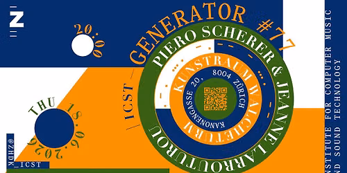 Generator #77: .-. \u2026. -.-- - \u2026. -- \u2013 Piero Scherer & Jeanne Larrouturou