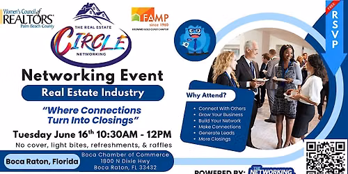 Real Estate Circle Event - Presented by The Networking Beast
