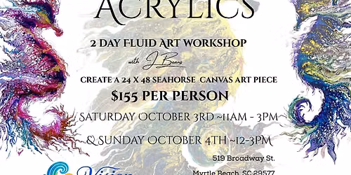 Alchemy of Acrylics: 2-Day Fluid Art Workshop with JBeans