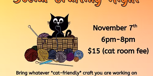 Cat Room Social Crafting Night