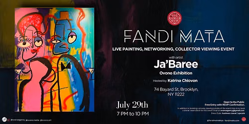 Fandi Mata Collectors and Martinis |Free Show in Brooklyn