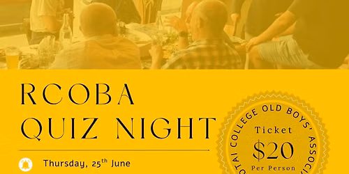 RCOBA Quiz Night