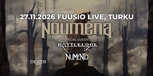 Noumena + special guests Battlelore & Numento @ Fuusio \/ Livesali
