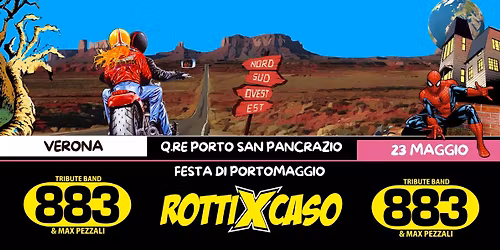 ROTTI X CASO \u2605 TRIBUTO 883 \u2605 PORTOMAGGIO DAL 1978 - VERONA