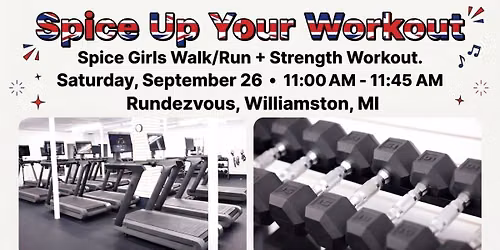 Spice Girls Walk\/Run + Strength Workout