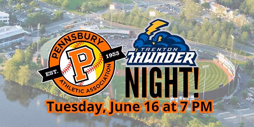 PAA @ Trenton Thunder Game, June 16th at 7 PM