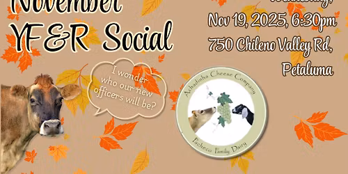 November Sonoma-Marin YF&R Social