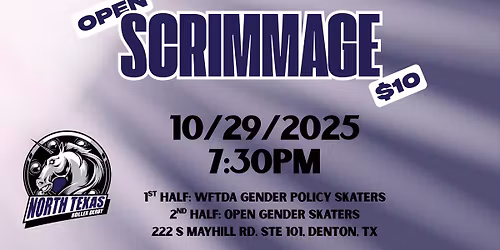October Open Scrimmage: