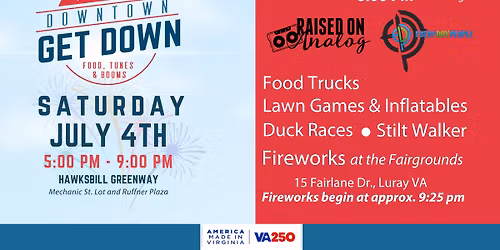 Luray's 4th of July Downtown Get Down